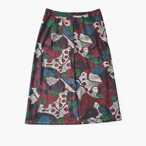 Anthropologie Isla Maude Turia Pencil Skirt | Stretch Floral | Size Small